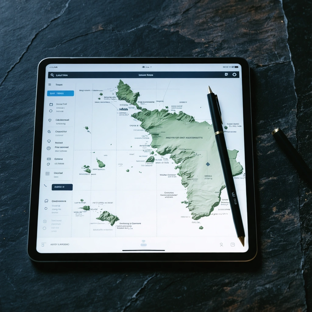 Placeholder image icon with a simple mountain and sun drawing